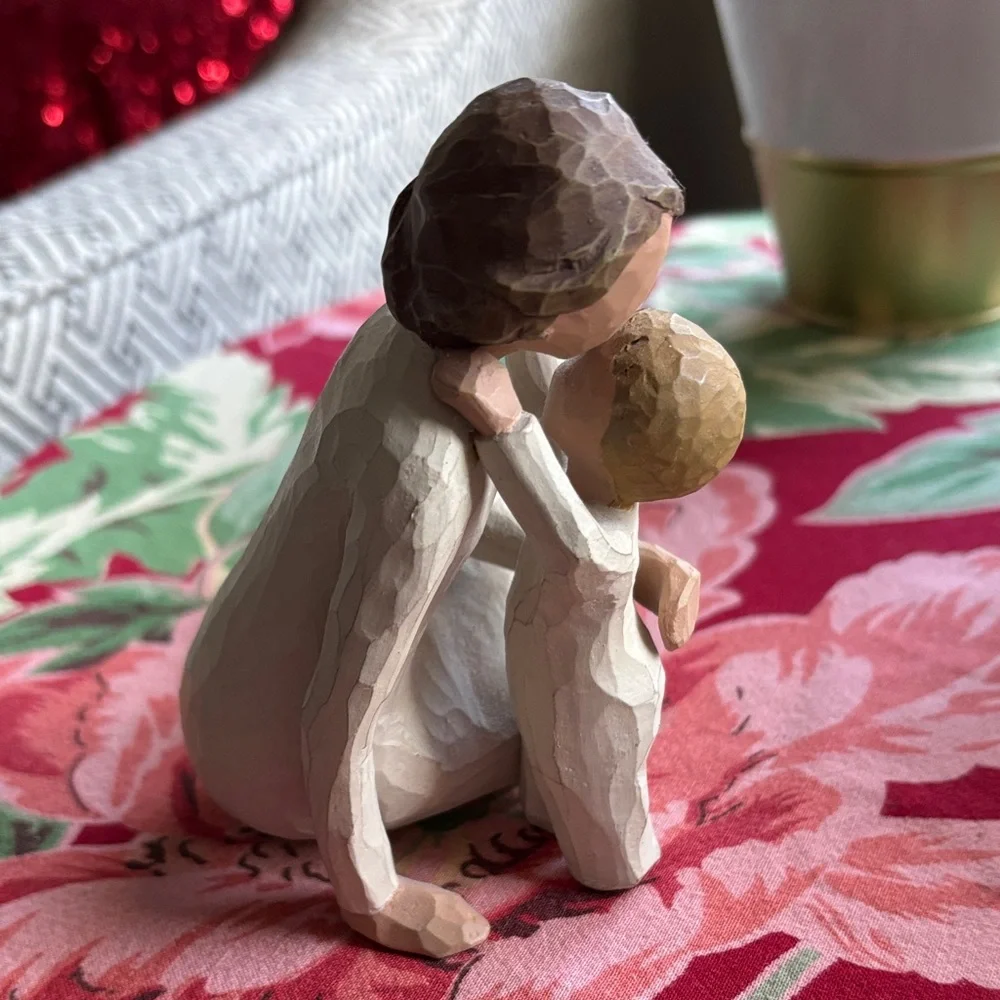 Willow Tree by Demdaco- “Child’s Touch” Mother/ Child Figurine - Cream and Brown - Picture 5 of 5
